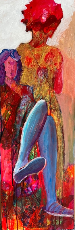 THAT THING ABOUT RED by artist dena wenmohs